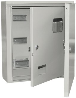 Щит учетно-распределительный навесной ЩУРн-3 IP54 ЩУ-3 2 двери, 9765940